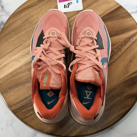 Men’s size 11.5-Nike Kyrie Low 5 Madder Root Bright Spruce MultiColor DJ6012-800 - Picture 7 of 9